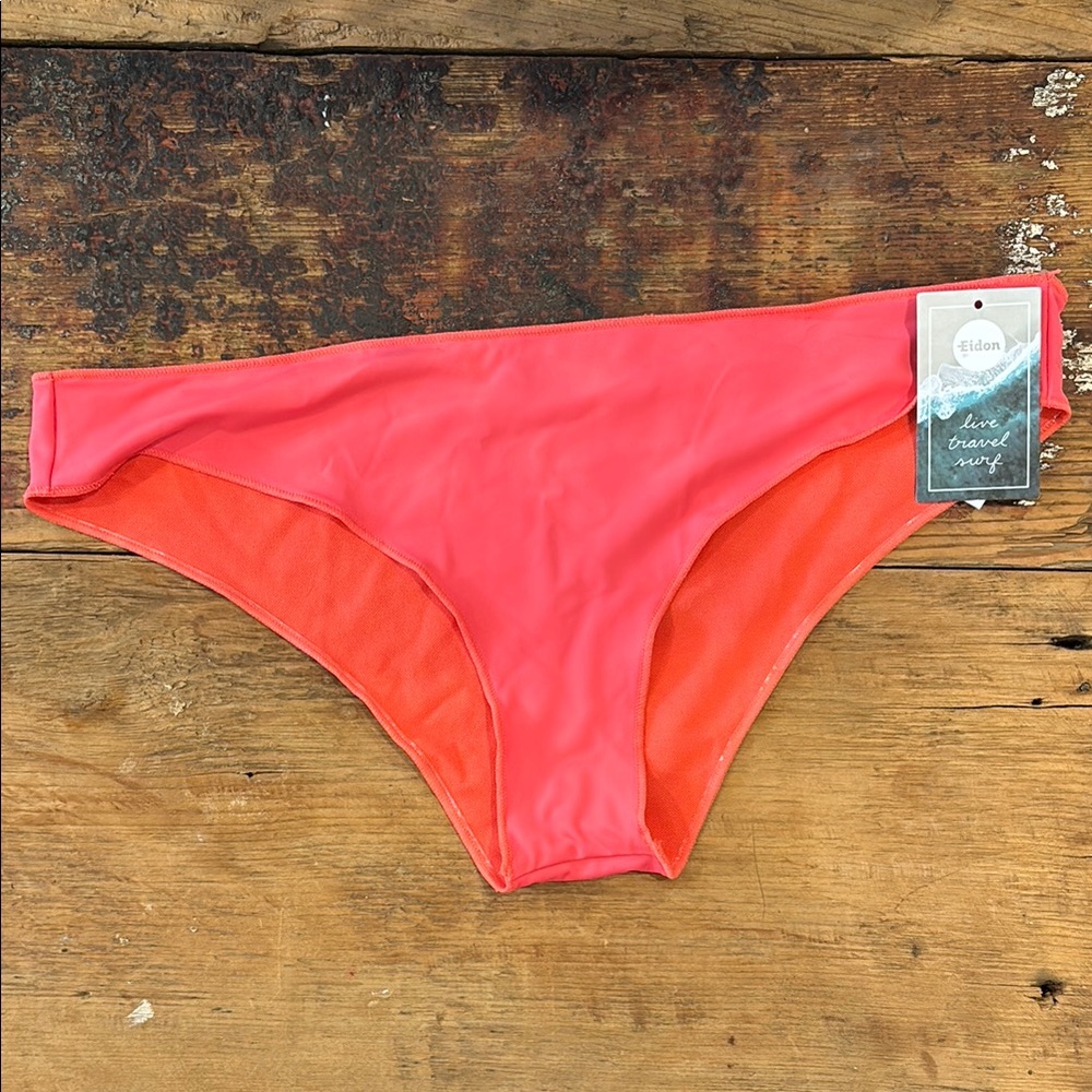 Eidon Bright Coral Bikini Bottom